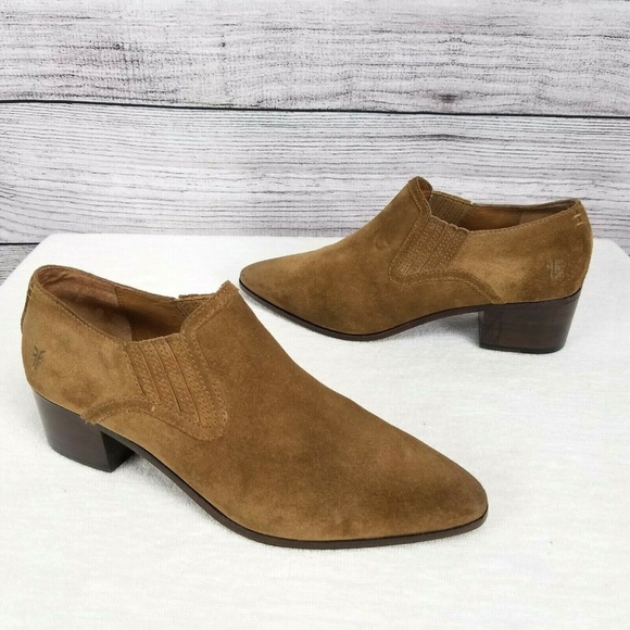 frye booties suede